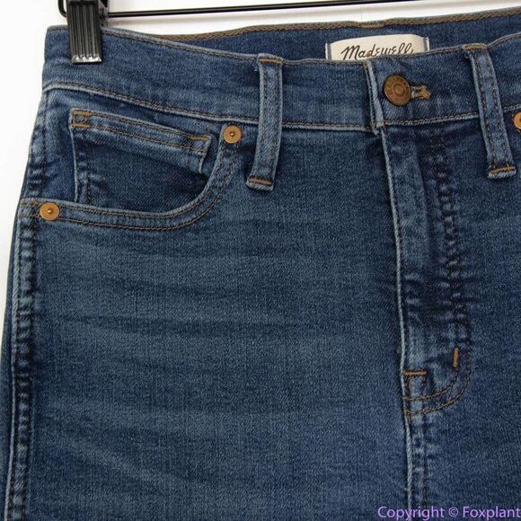 NEW Madewell 10" High-Rise Skinny Jeans‎ in Wendover Wash: TENCEL™, 26 - Picture 13 of 15